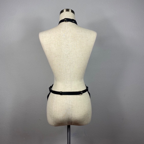 Bow Decor Leather Body Harness - Picture 7 of 12